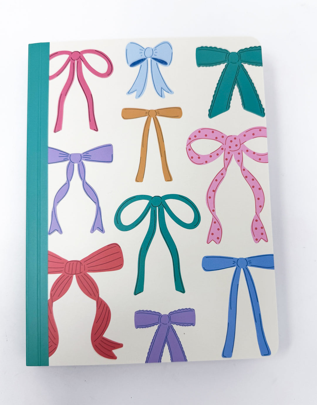 Multi Color Bow Journal