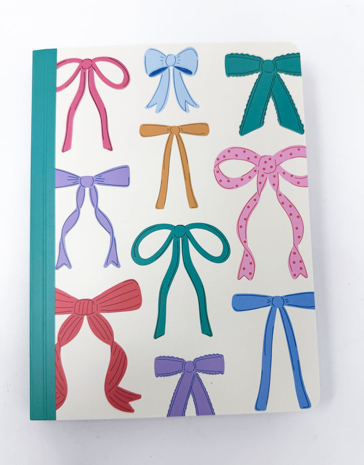 Multi Color Bow Journal