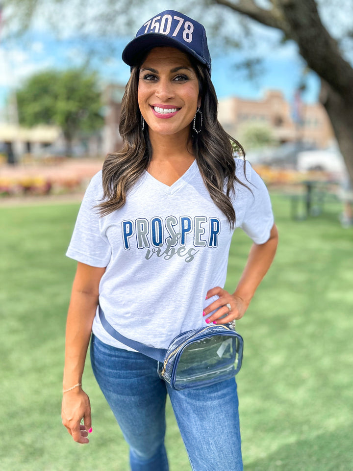 Navy Prosper Snapback Hat