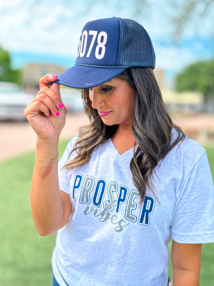 Navy Prosper Snapback Hat