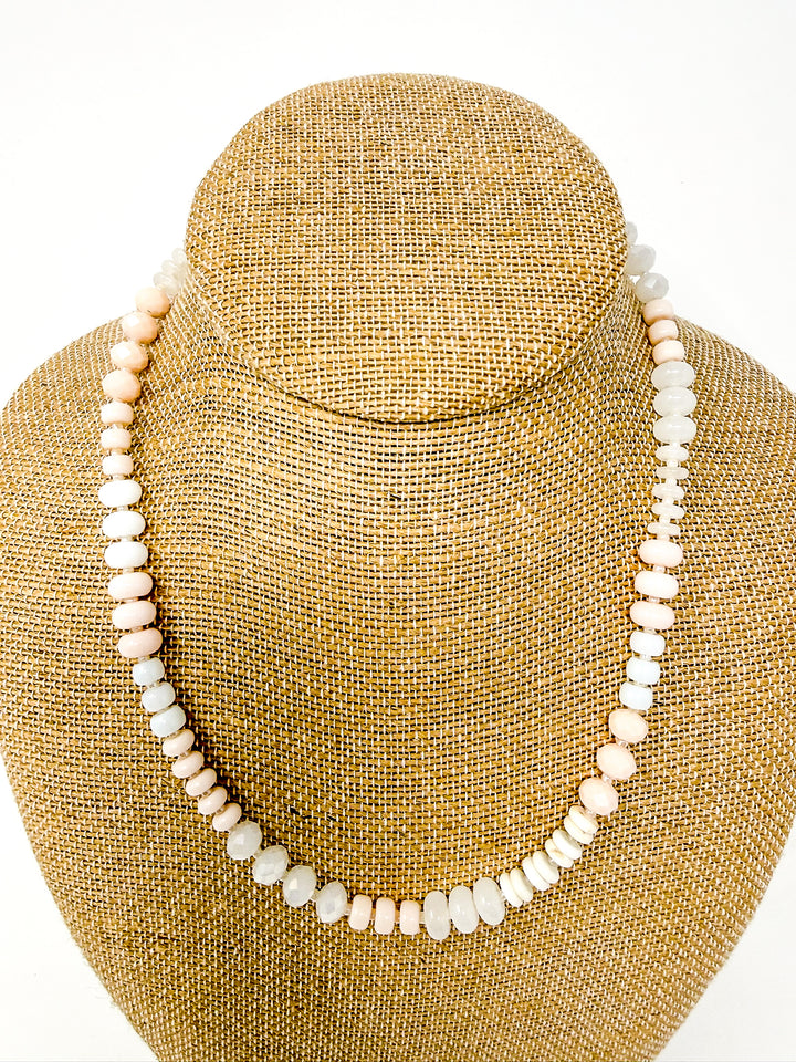 Natural Stone Beaded Necklace