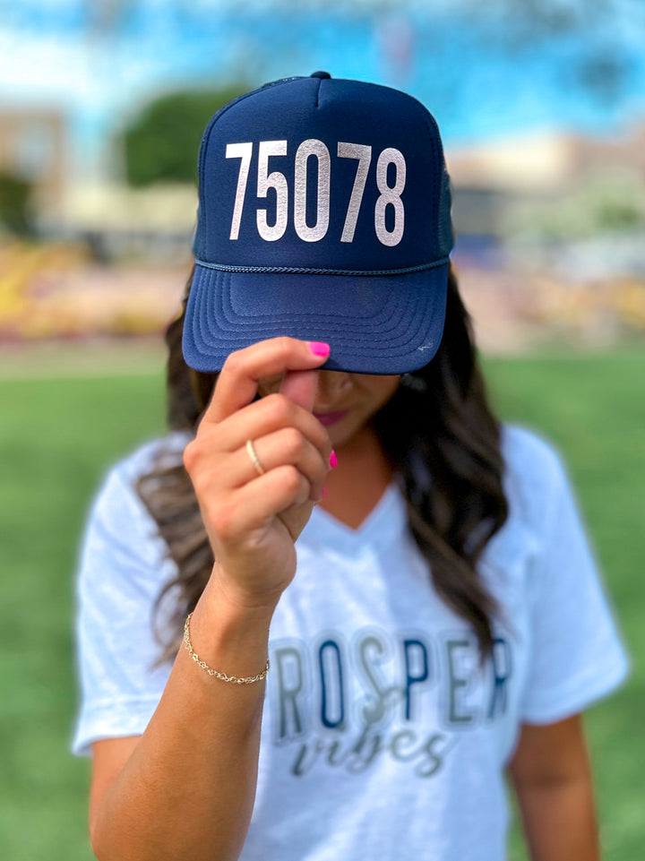 Navy Prosper Snapback Hat