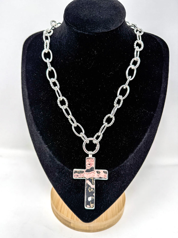 Stand In Faith Cross Pendant Necklace
