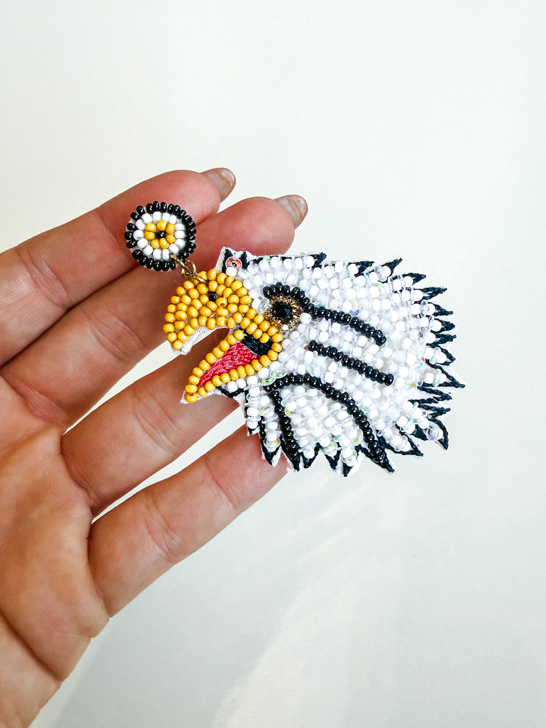 Prosper Eagle Beaded Earring