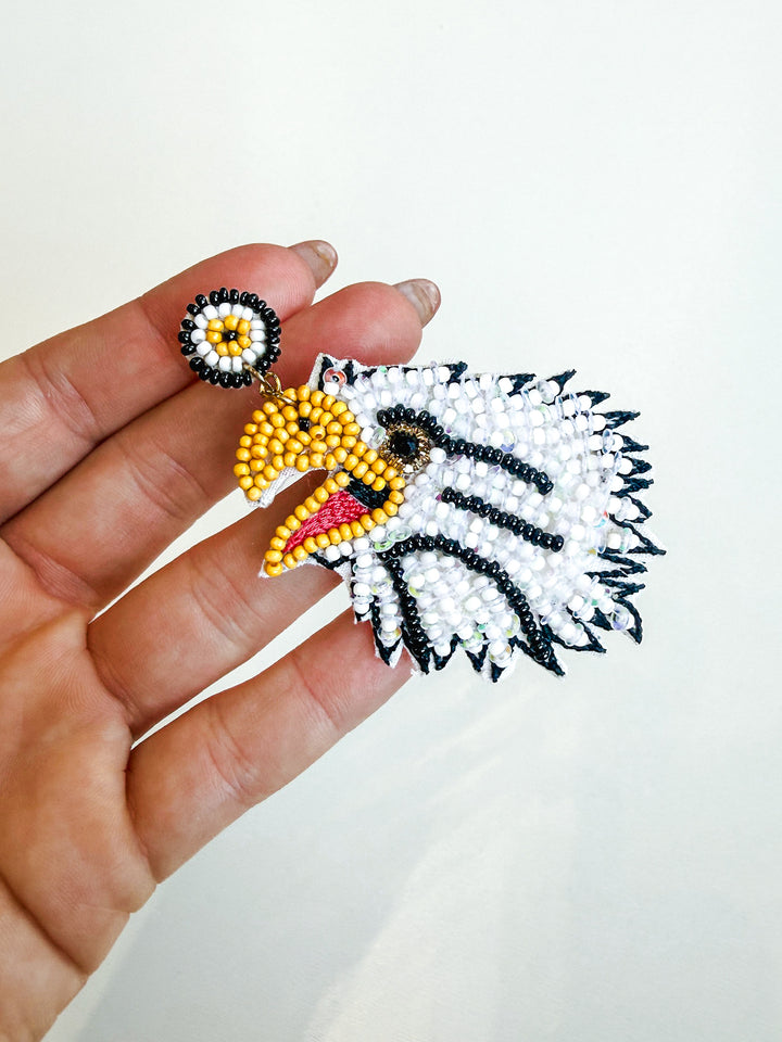 Prosper Eagle Beaded Earring