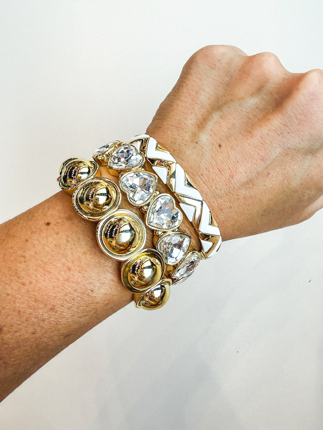 Have It With Hearts Bold Bracelet Stack