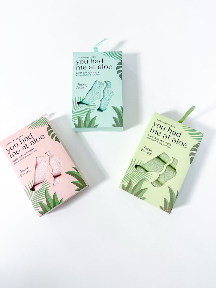 Moisturizing Aloe Sock Pair