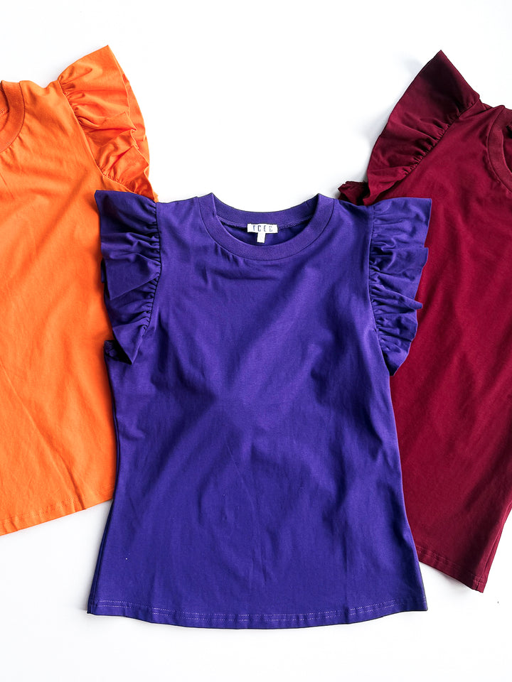 The Sideline Flutter Tee