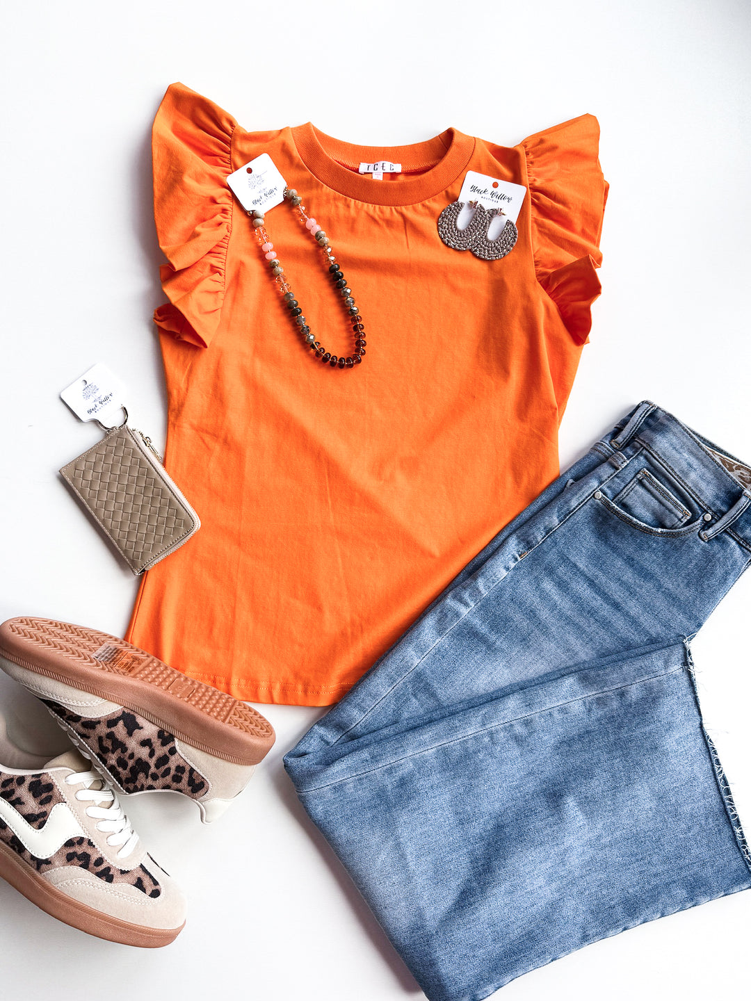 The Sideline Flutter Tee