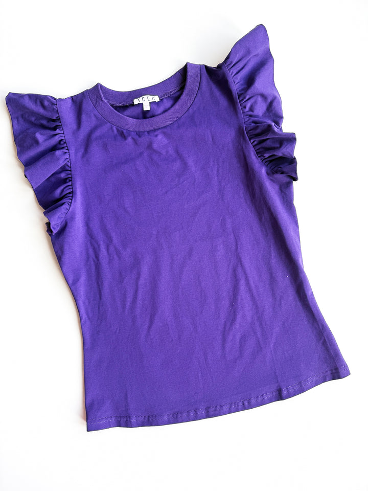 The Sideline Flutter Tee