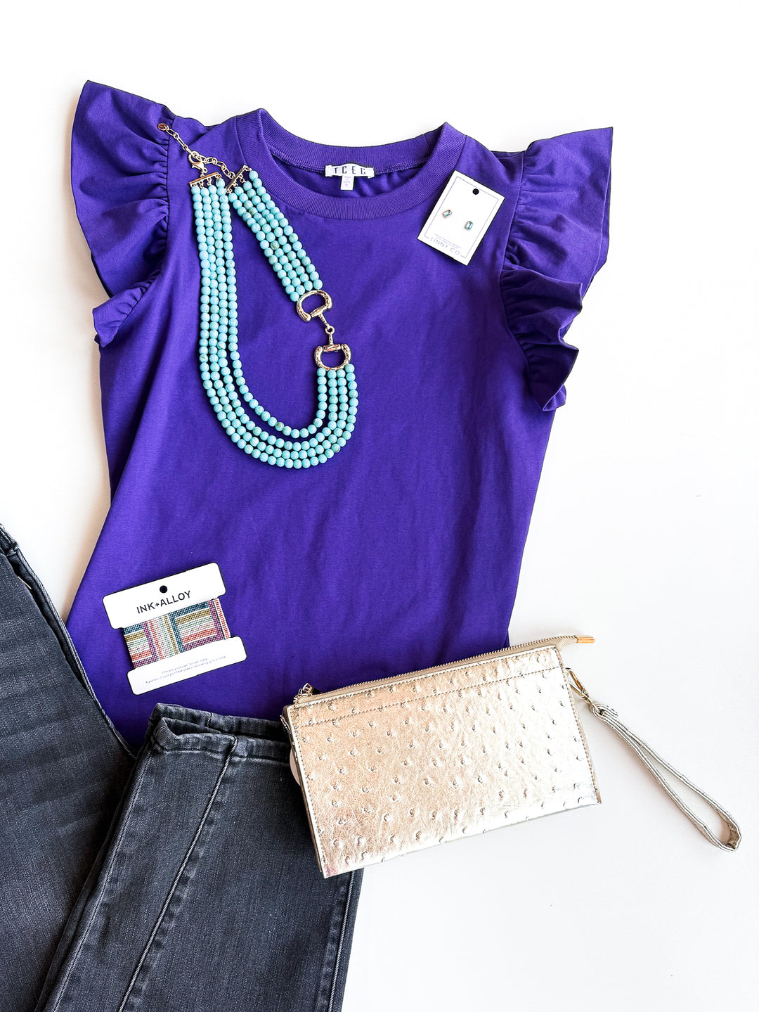 The Sideline Flutter Tee