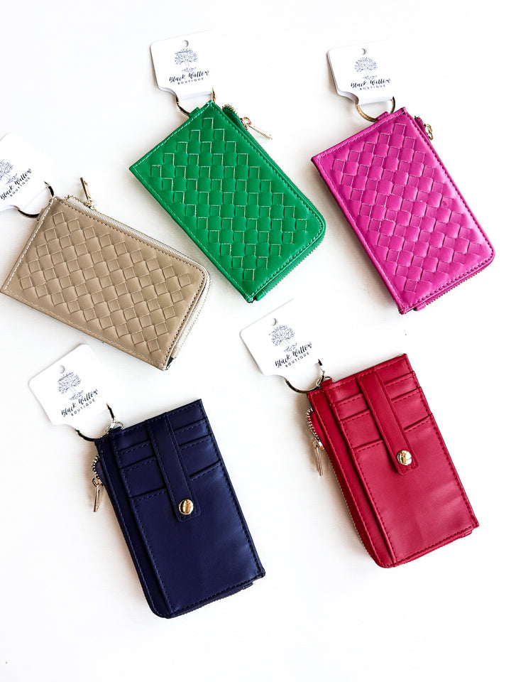 Woven Keychain Wallet