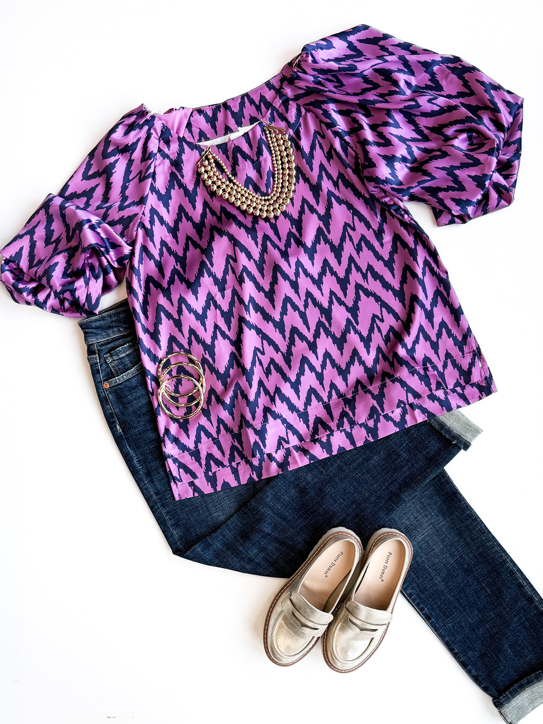 FINAL SALE - Wild & Free Wide Neck Blouse 
