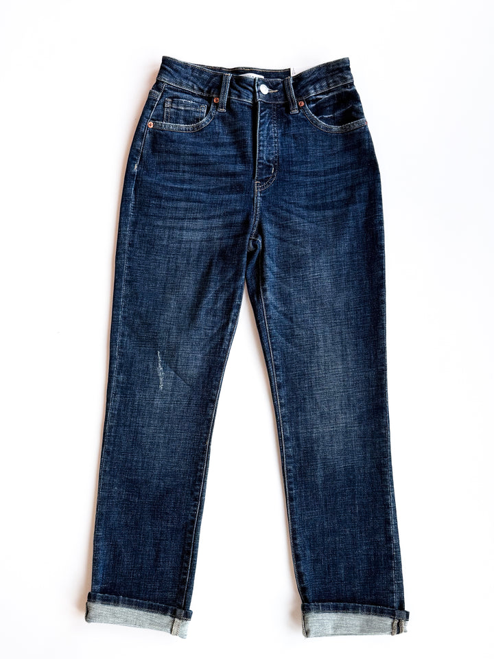 FINAL SALE - Artemis Vintage Tummy Control High Rise Stretch Straight
