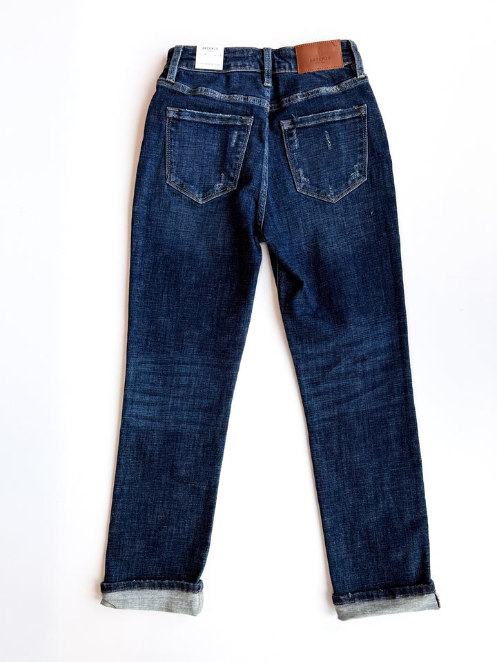 FINAL SALE - Artemis Vintage Tummy Control High Rise Stretch Straight