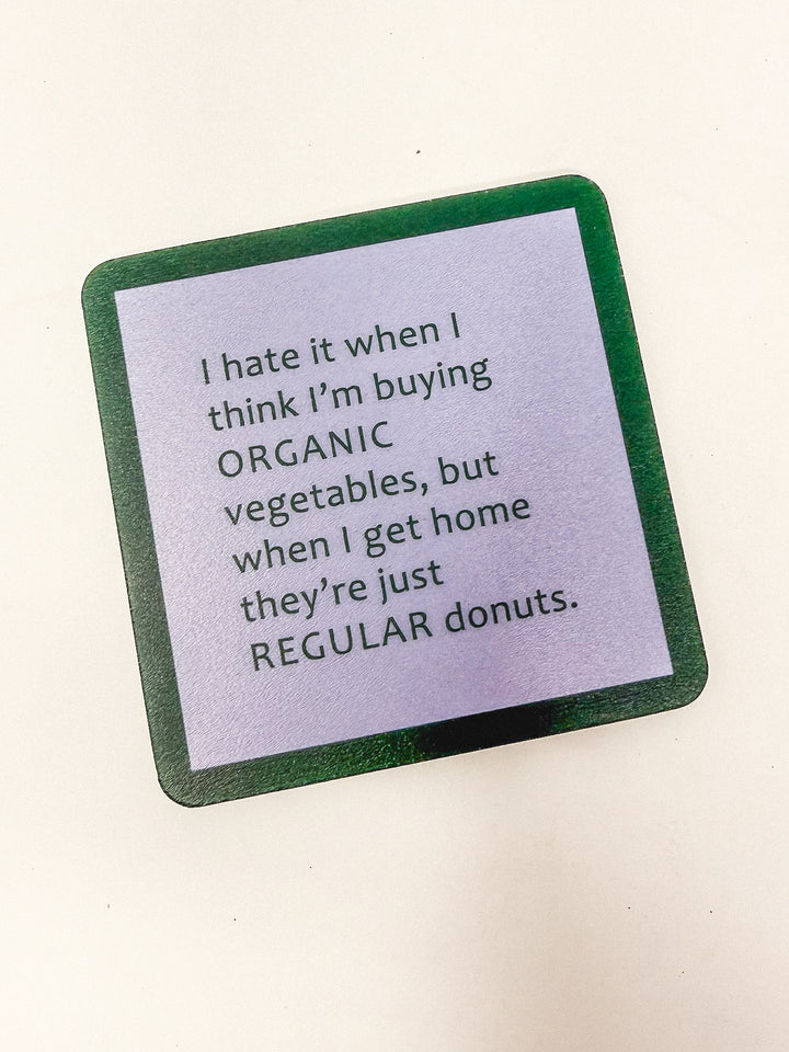 Drinks on Me Coaster