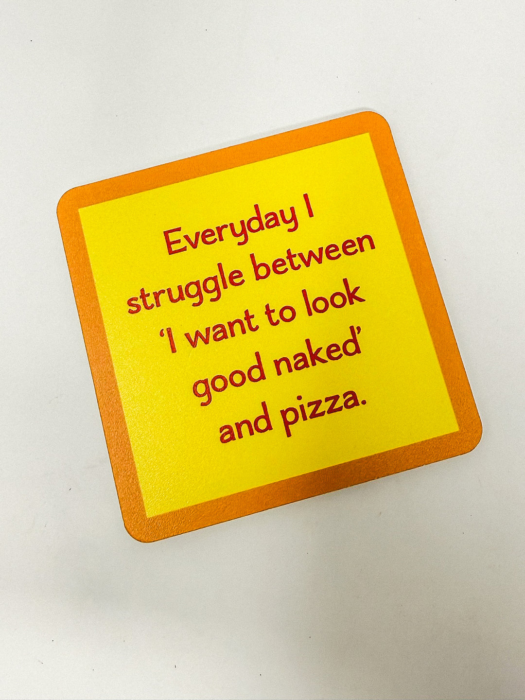 Drinks on Me Coaster