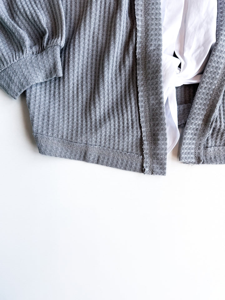 Anywhere Waffle Cardigan