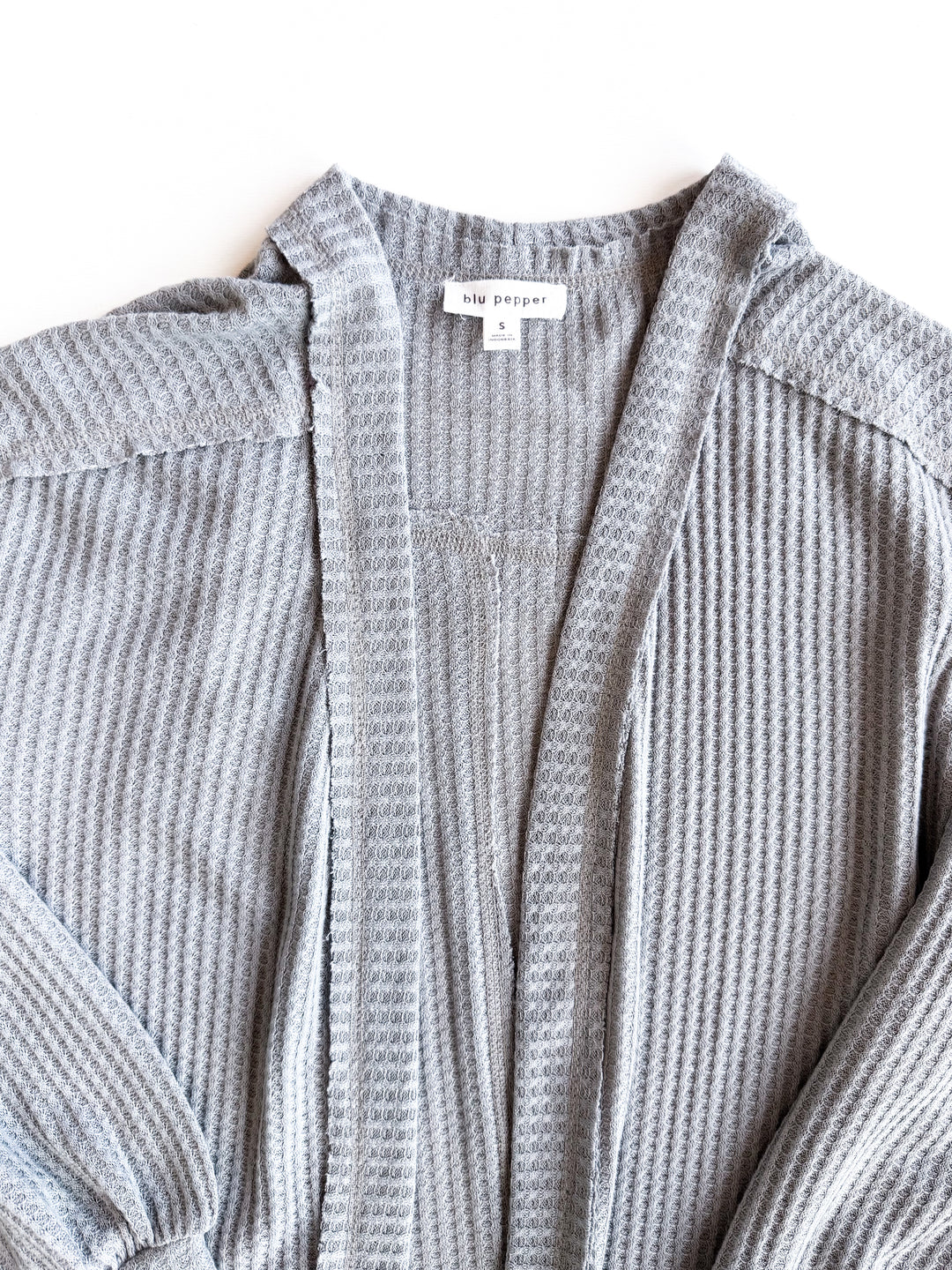 Anywhere Waffle Cardigan