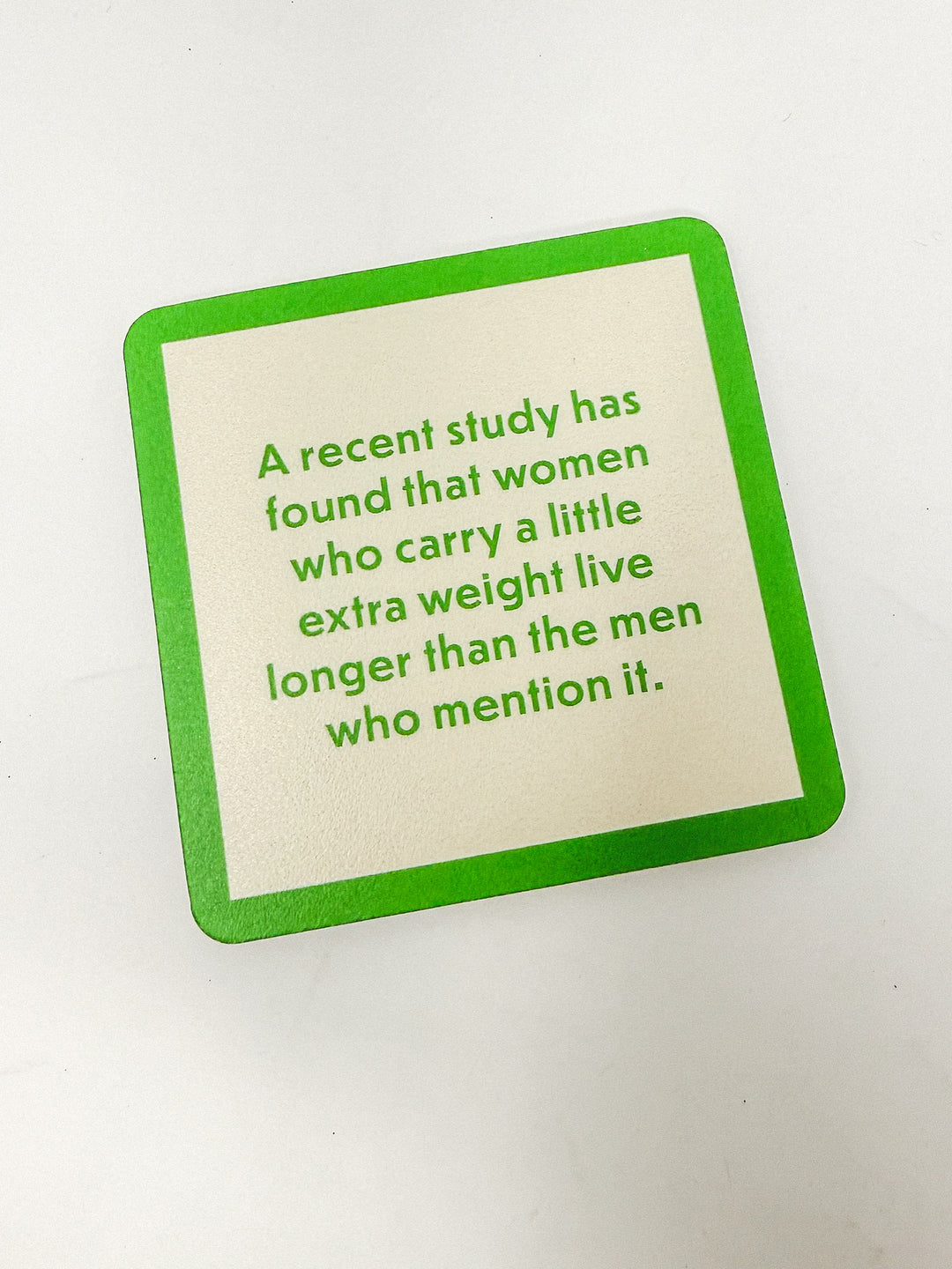 Drinks on Me Coaster
