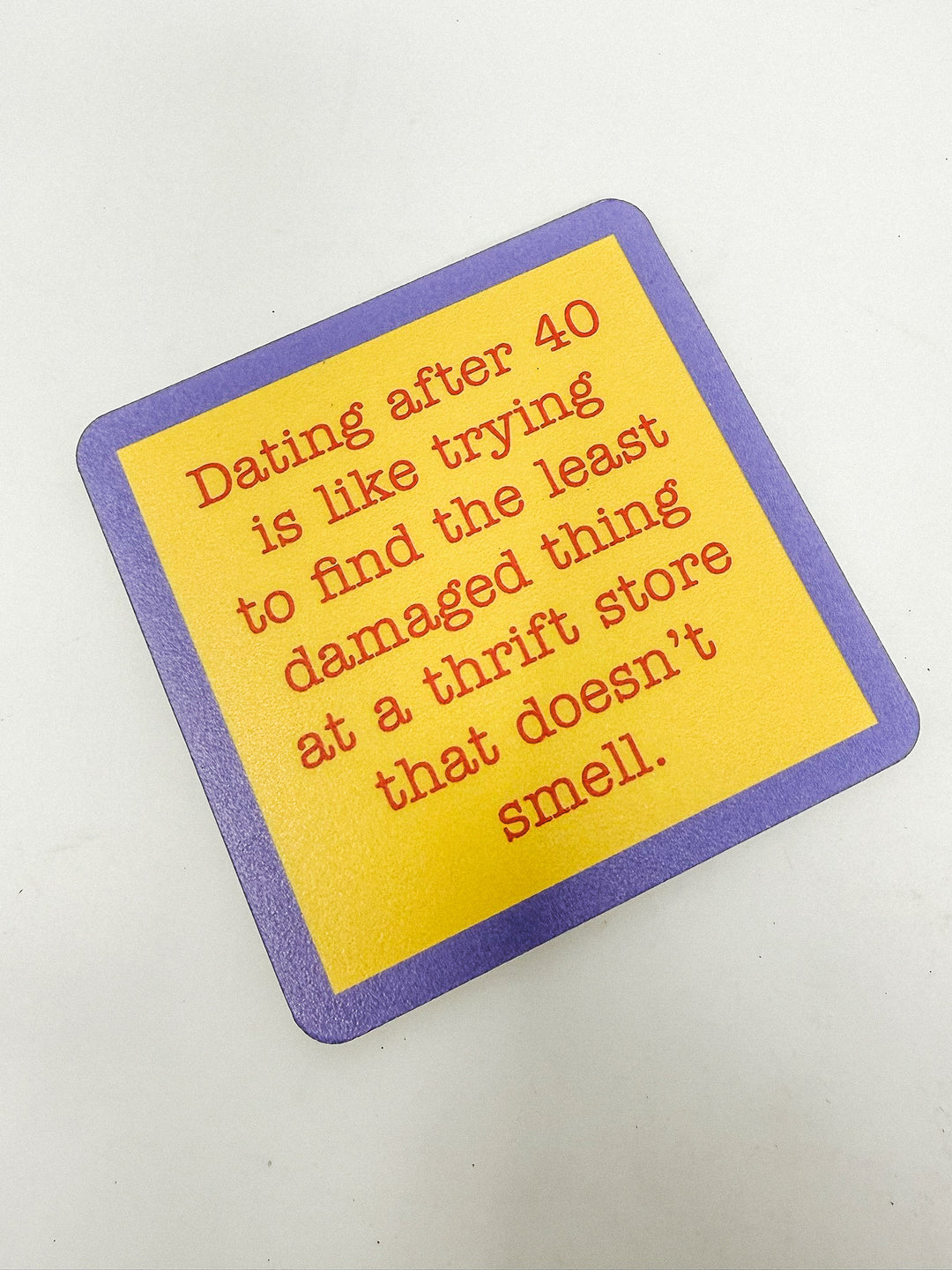 Drinks on Me Coaster
