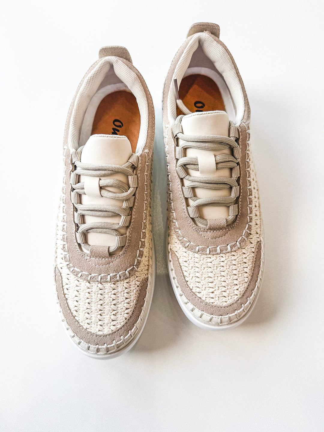 Shauna Woven Platform Crochet Sneaker