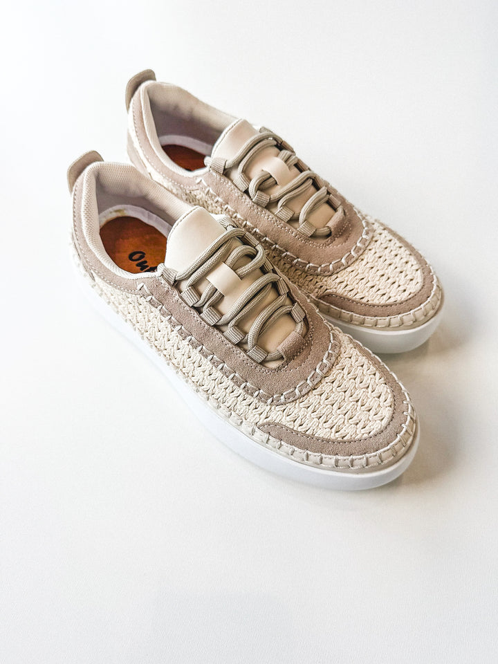 Shauna Woven Platform Crochet Sneaker