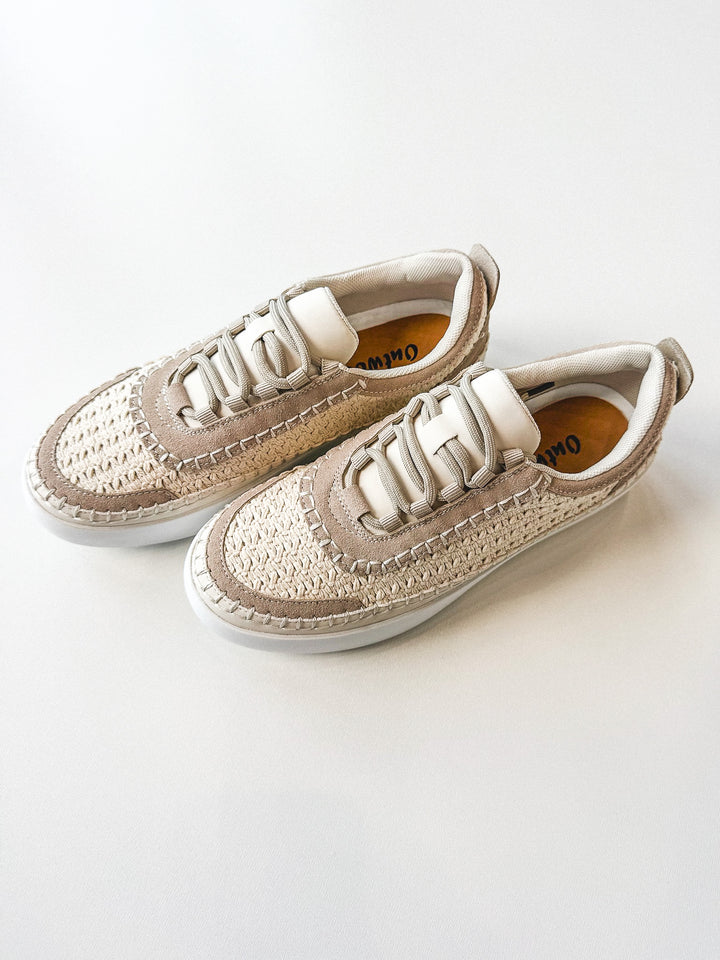 Shauna Woven Platform Crochet Sneaker