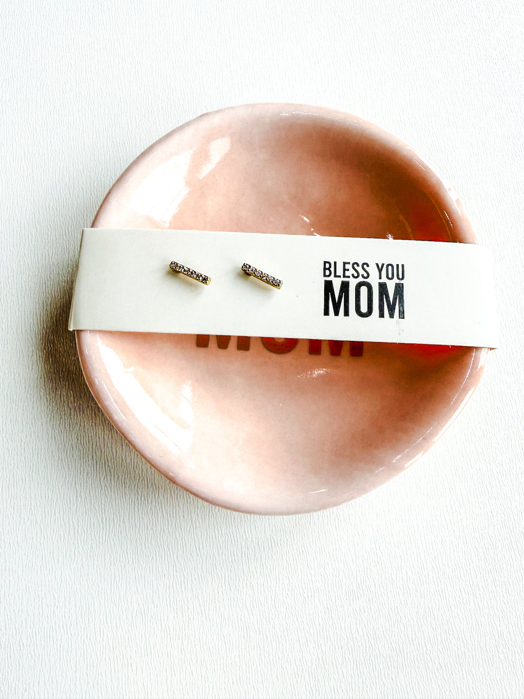 Bless You Mom Earring Tray