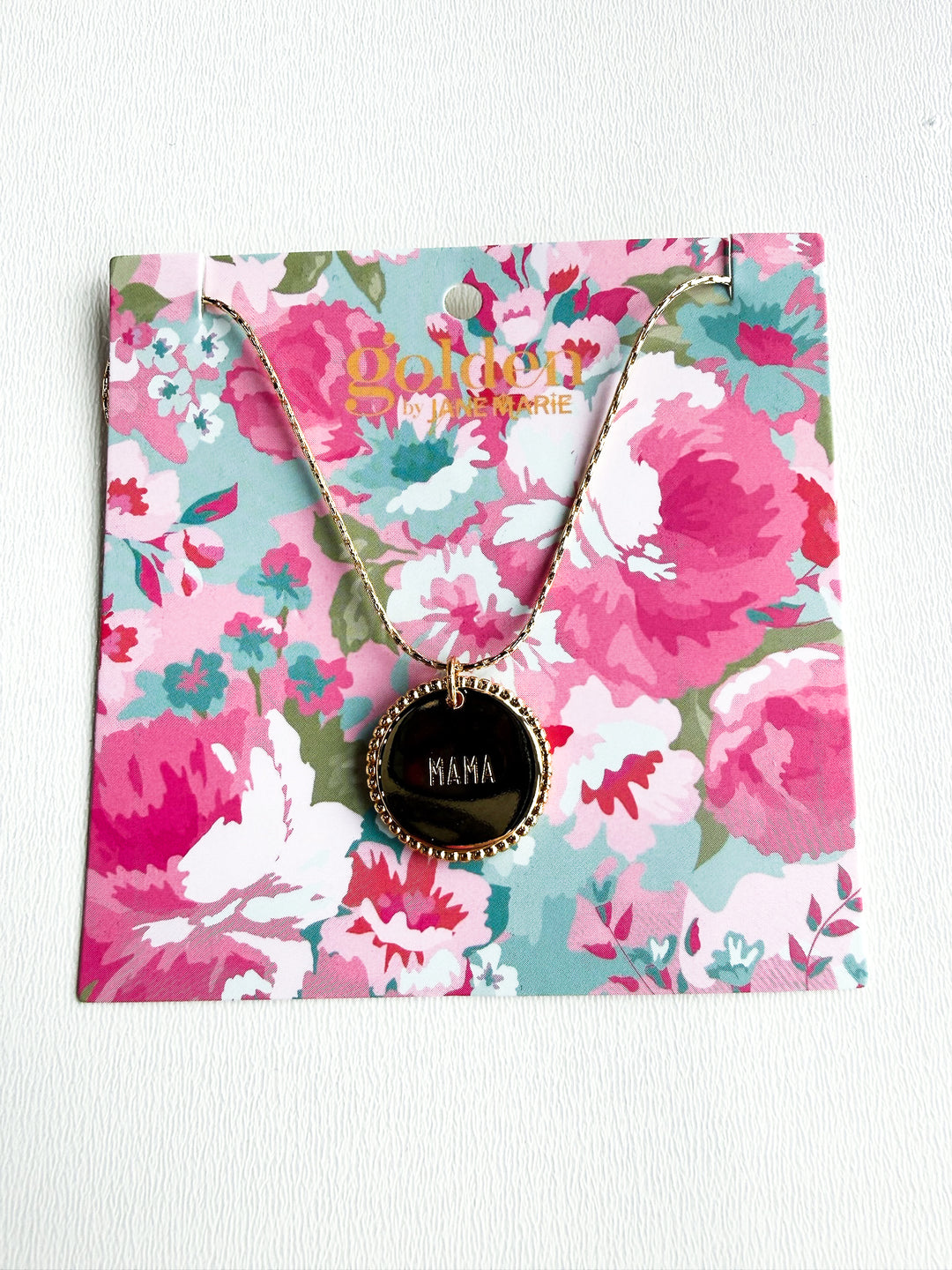 18K Plated Mama Gold Chain Necklace