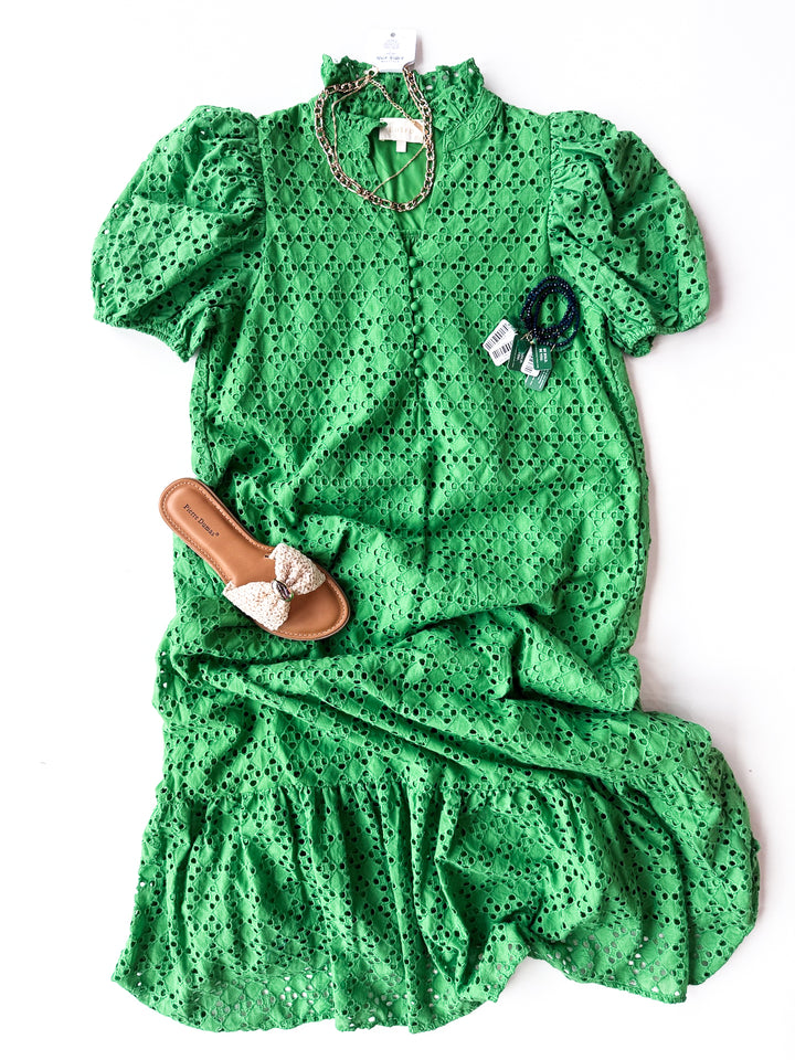 Lace & Light Eyelet Dress