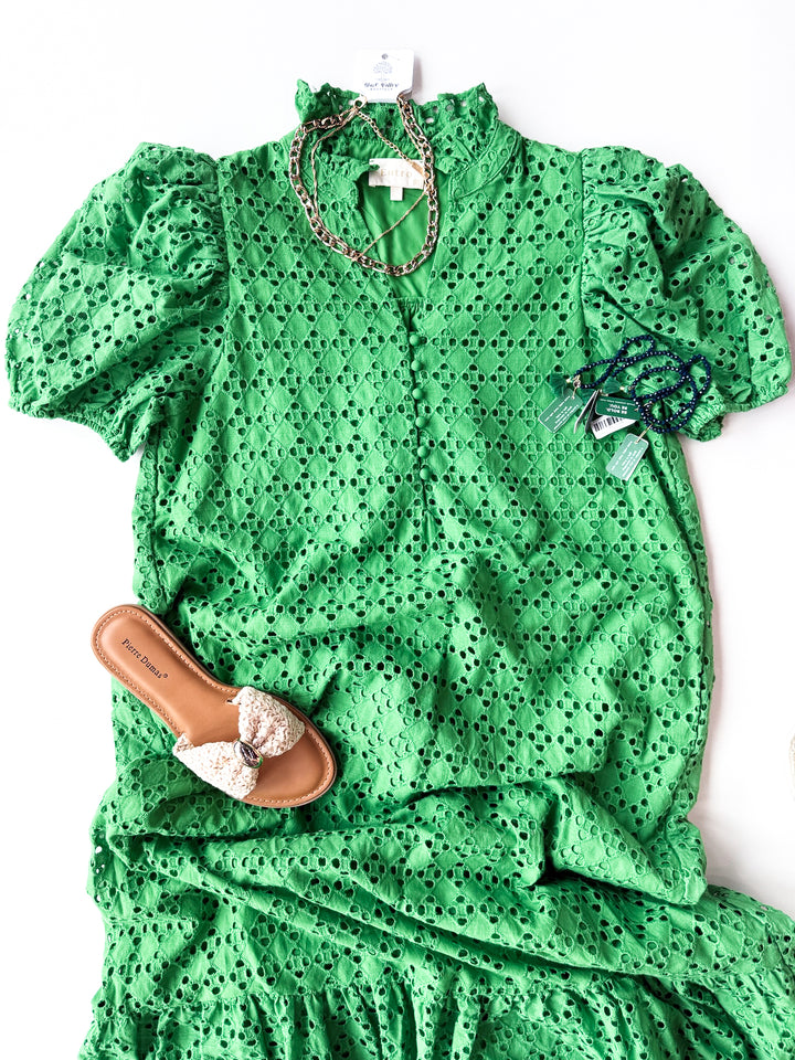 Lace & Light Eyelet Dress
