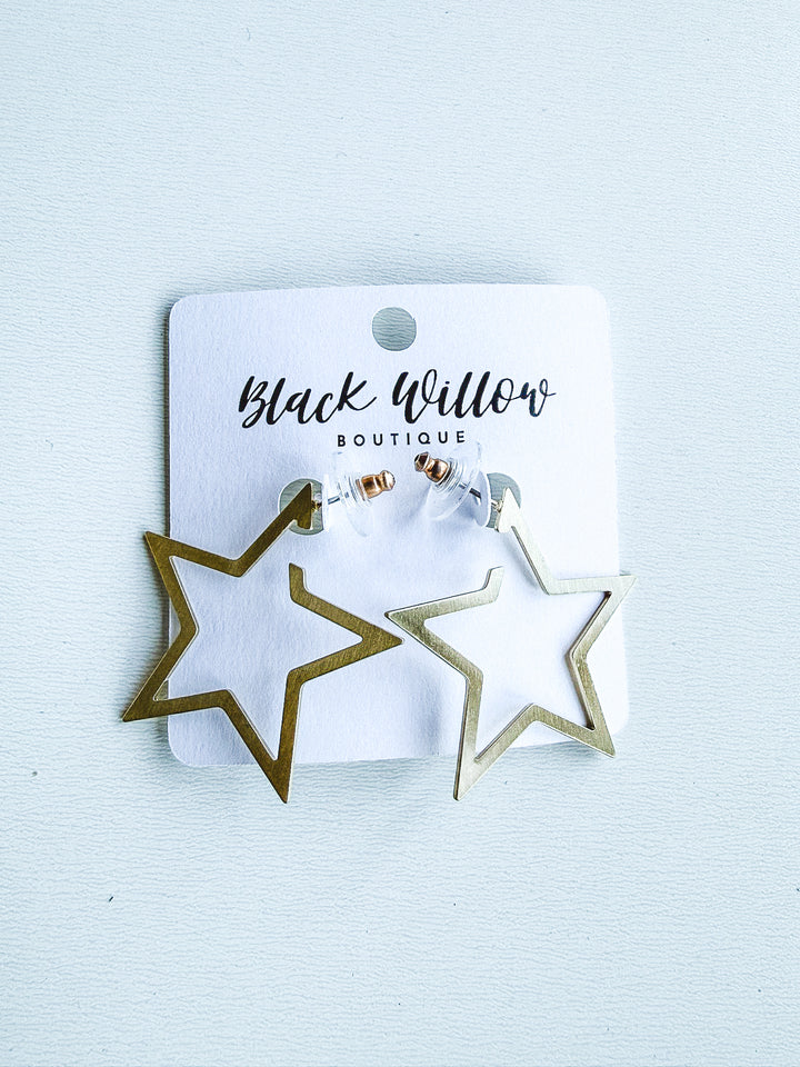 Stars at Night Star Hoop