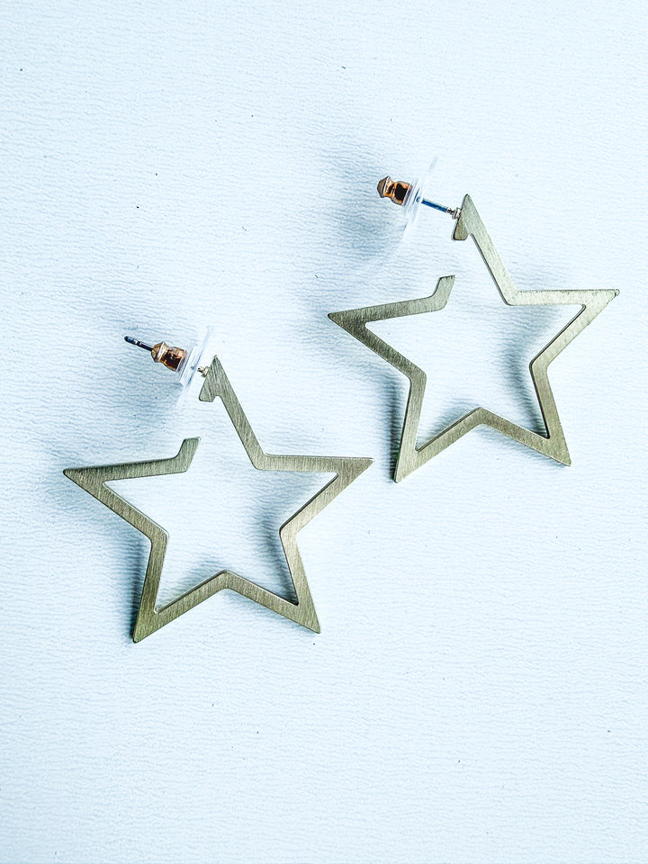 Stars at Night Star Hoop