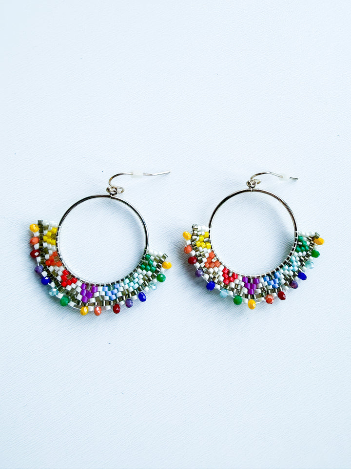 Fiesta Confetti Beaded Earring