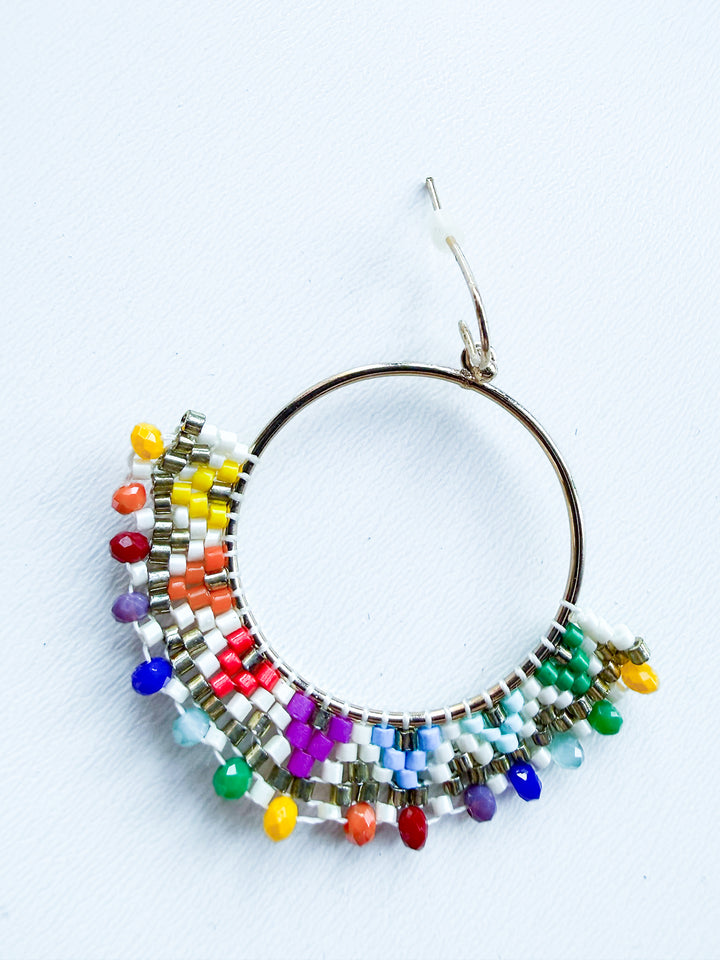 Fiesta Confetti Beaded Earring
