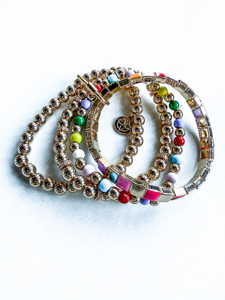 Fun in the Sun Multicolor Stretch Stack