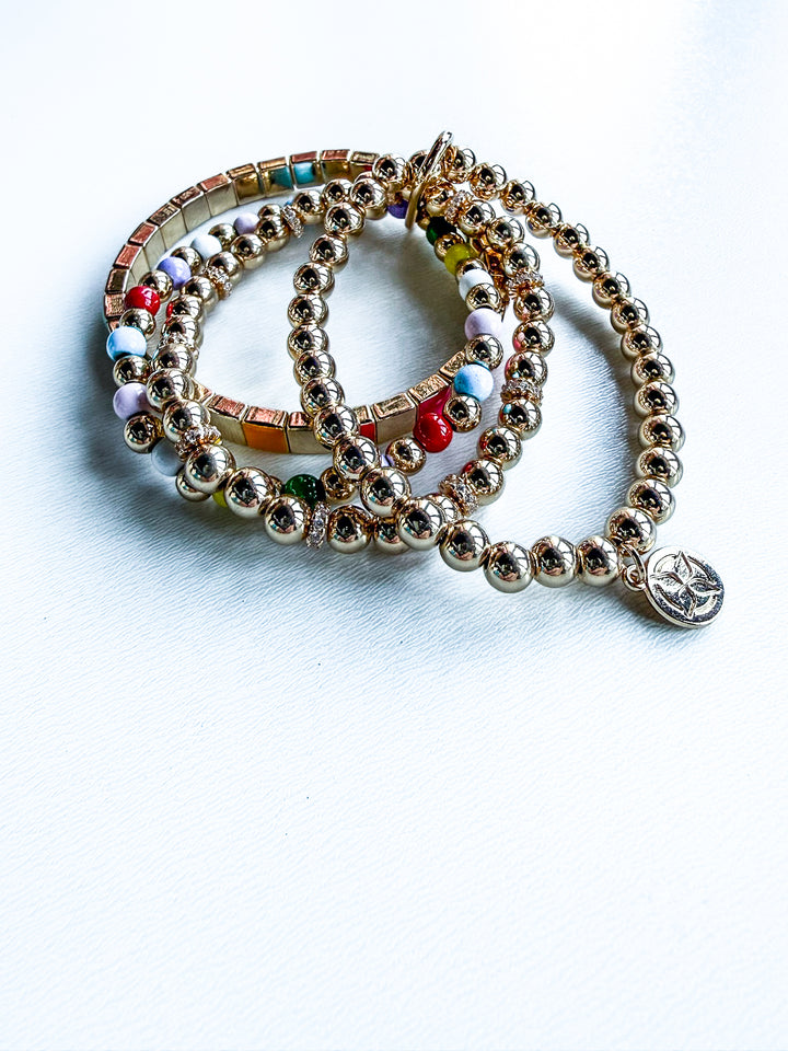 Fun in the Sun Multicolor Stretch Stack