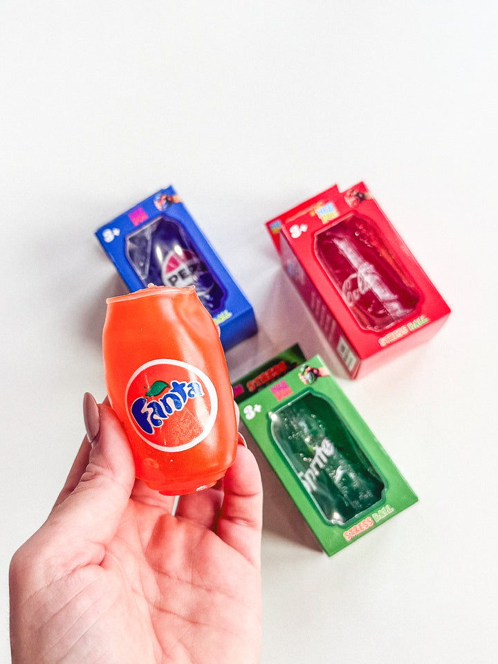 Velvet Squeeze Soda Can Squishy