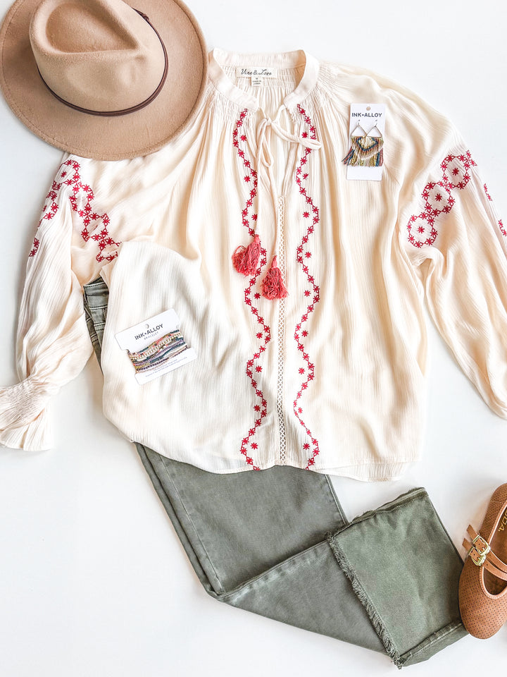 Better with Detail Lightweight Blouse