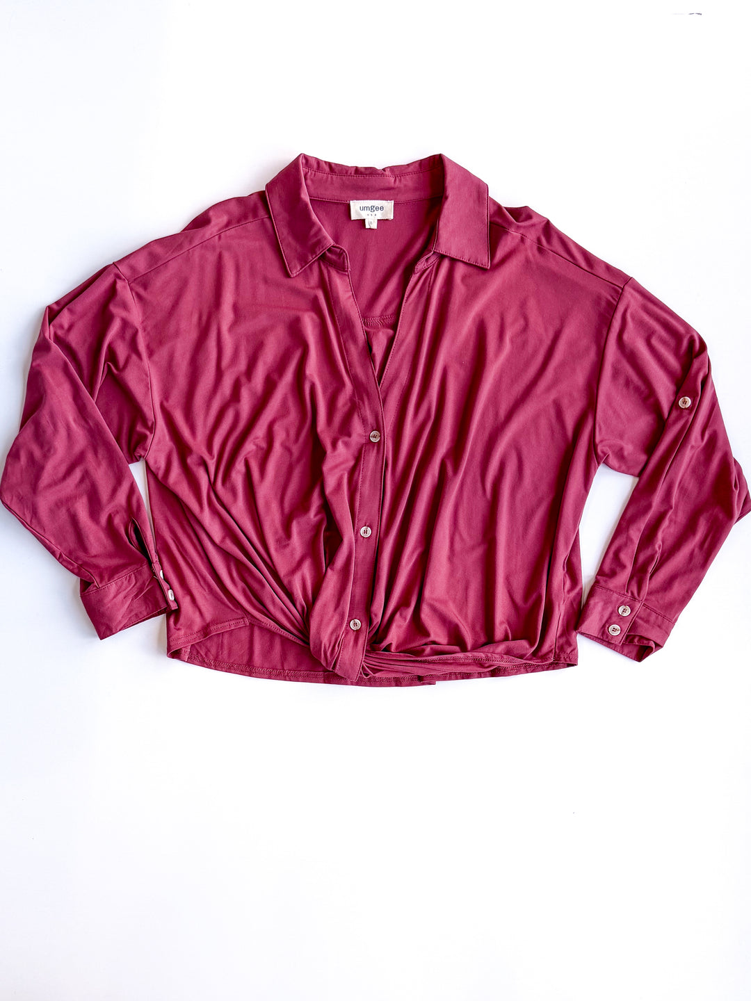 Twisted & Trendy Collared Blouse