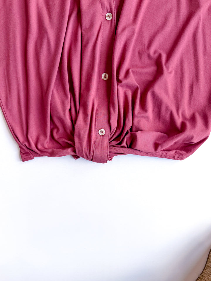 Twisted & Trendy Collared Blouse