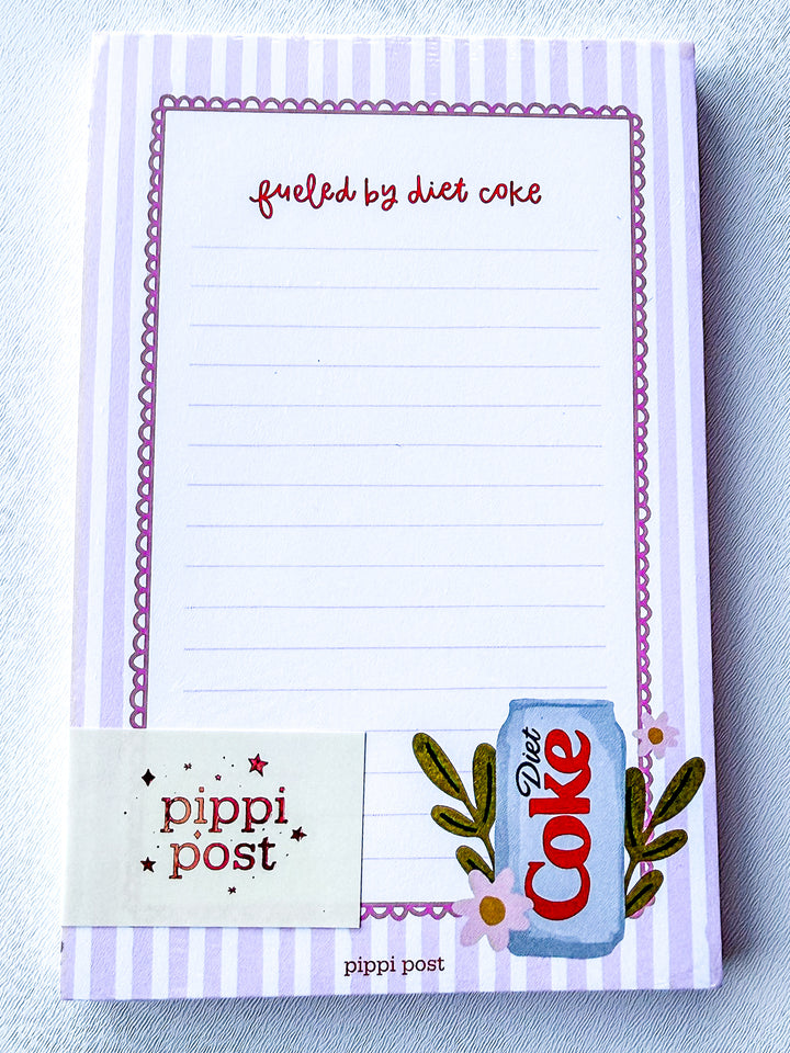 Note Pad - Fueled by Diet Coke