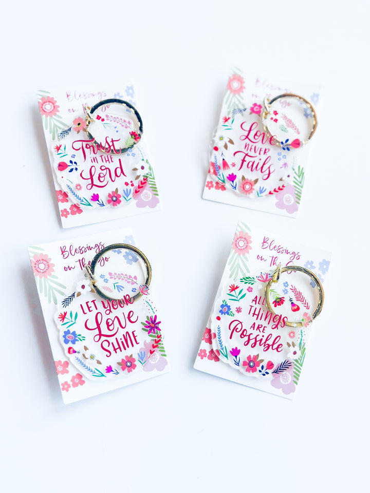 Blessings on the Go Acrylic Keychain