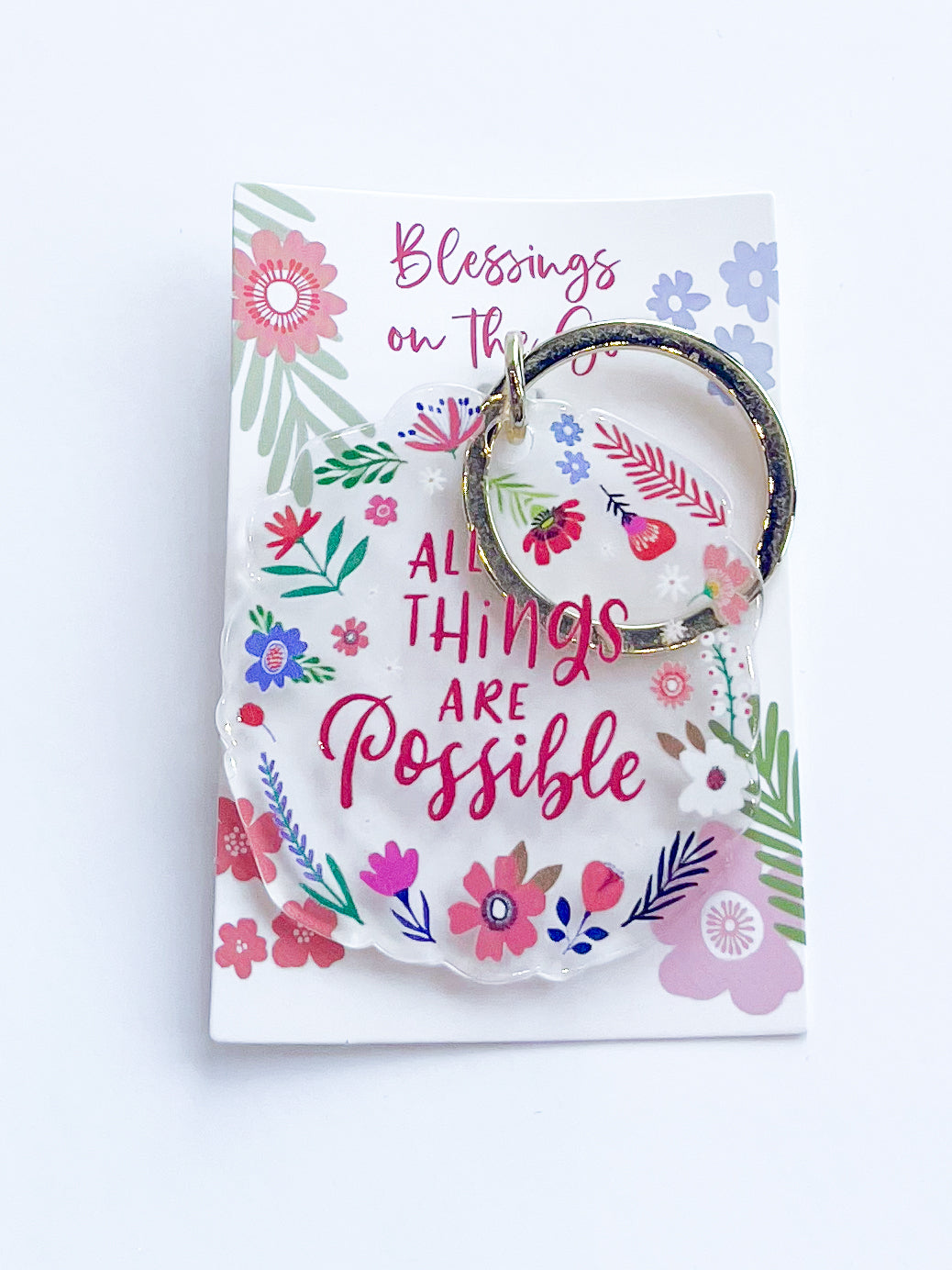 Blessings on the Go Acrylic Keychain
