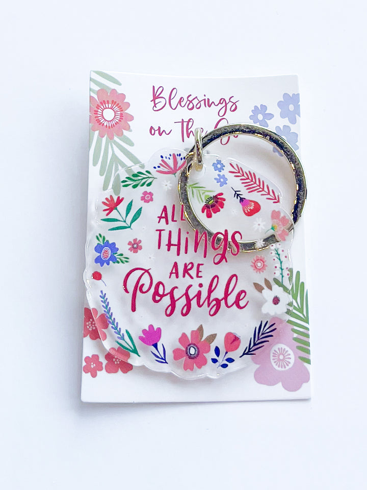 Blessings on the Go Acrylic Keychain