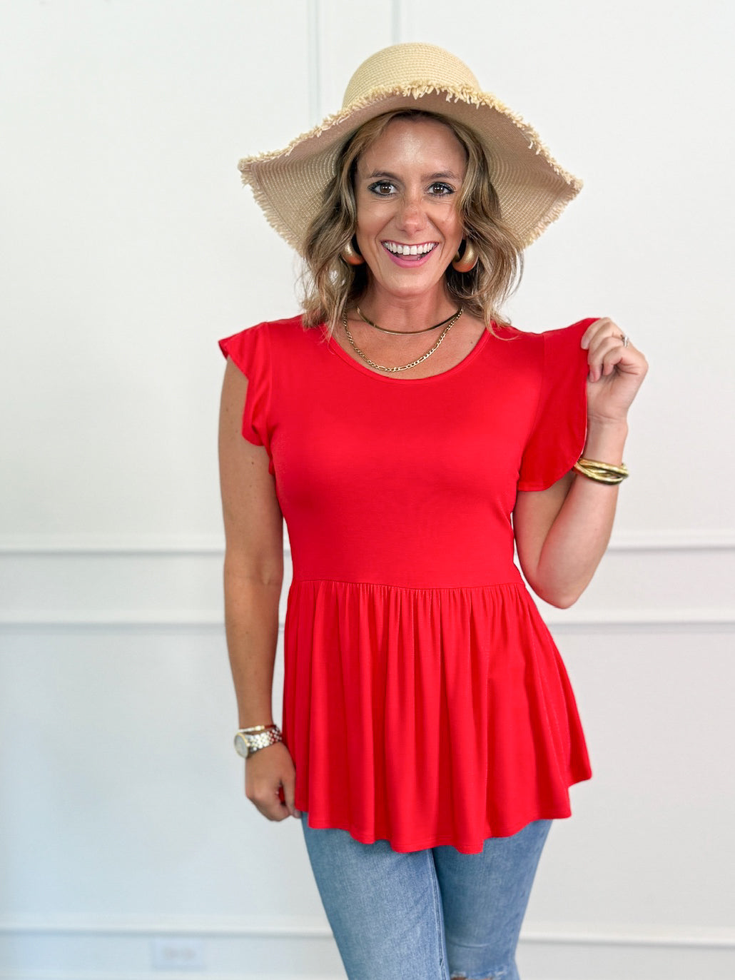 Ruffle & Go Tunic