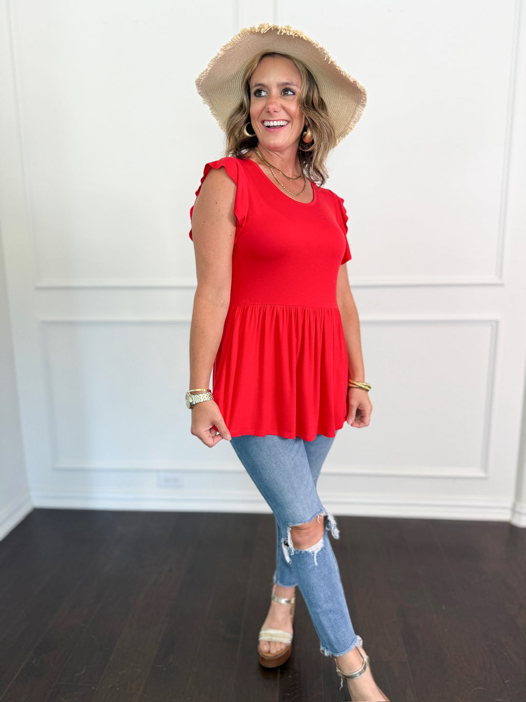 Ruffle & Go Tunic