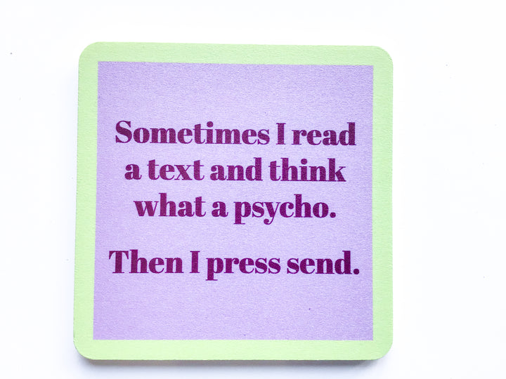 Drinks on Me Coaster