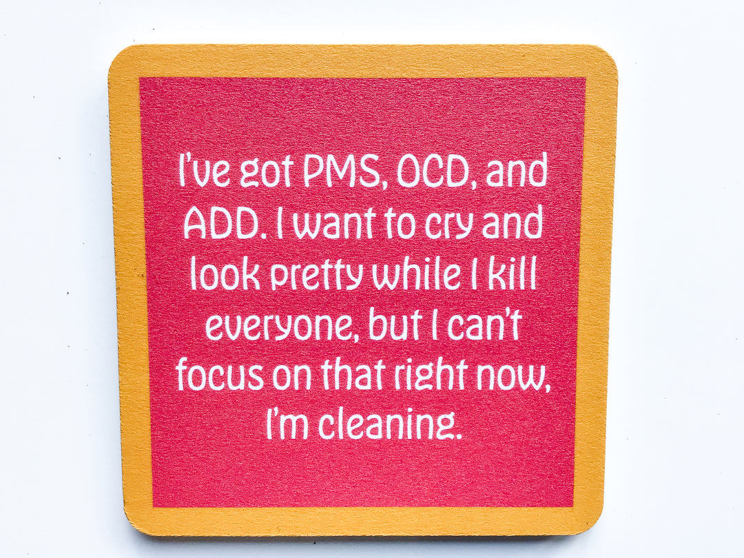 Drinks on Me Coaster
